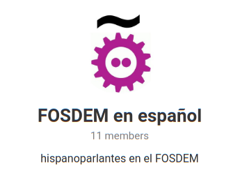 FOSDEM grupo Telegram en español